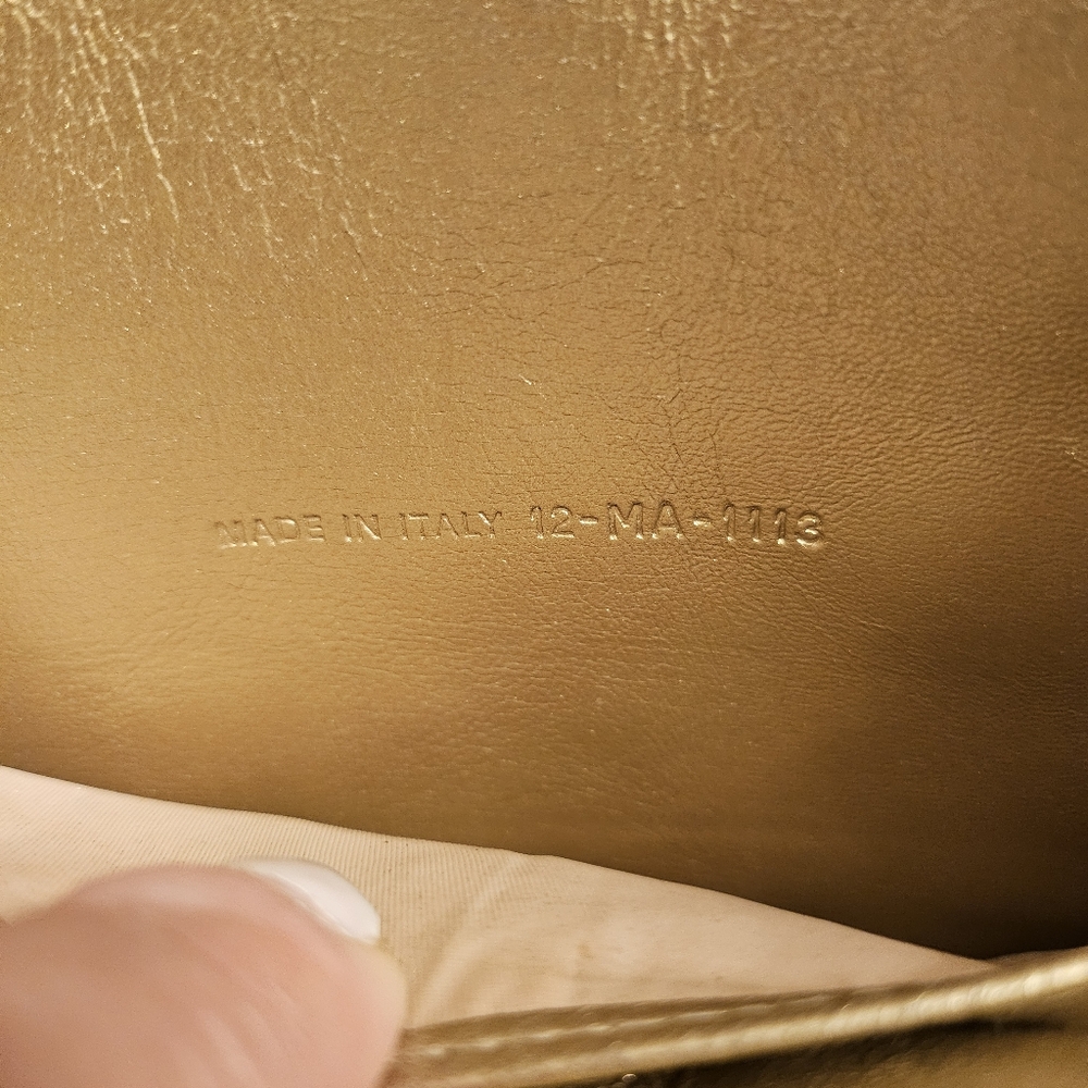 Dior Gold Quilted Chain Bag (WOC) - Picture 11 of 14